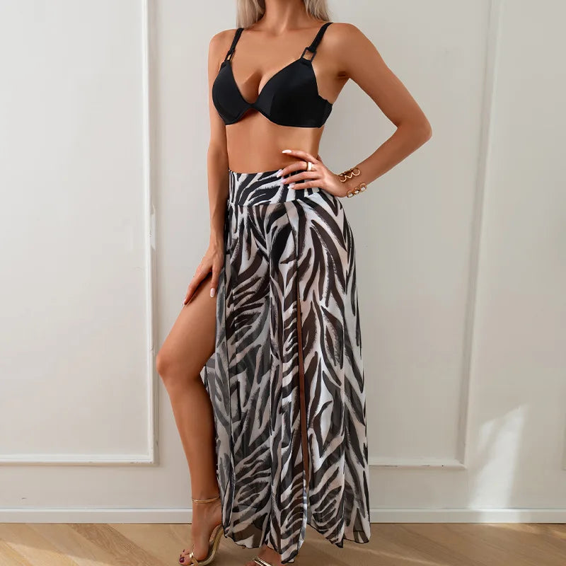 Colorful 3-Piece Swimsuit Set