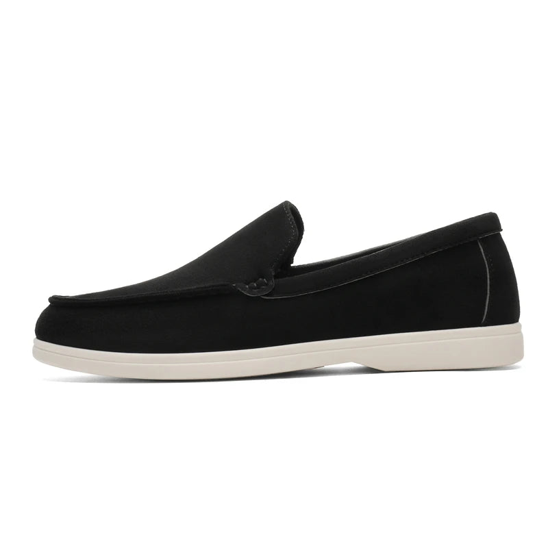 Men's Stylish Suede Loafers with Anti-Slip Comfort