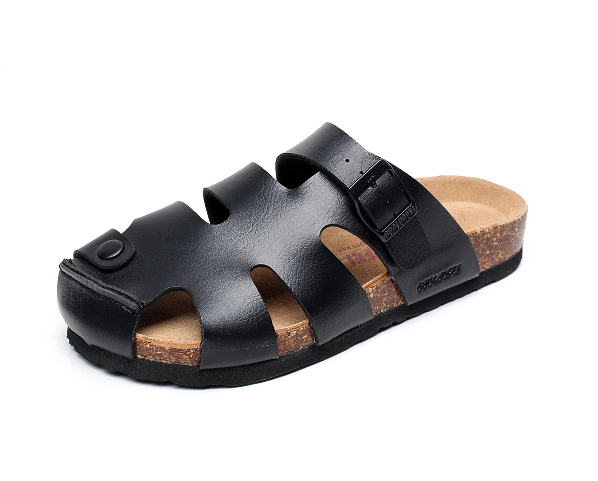Men’s Two-Strap Flat Sandals