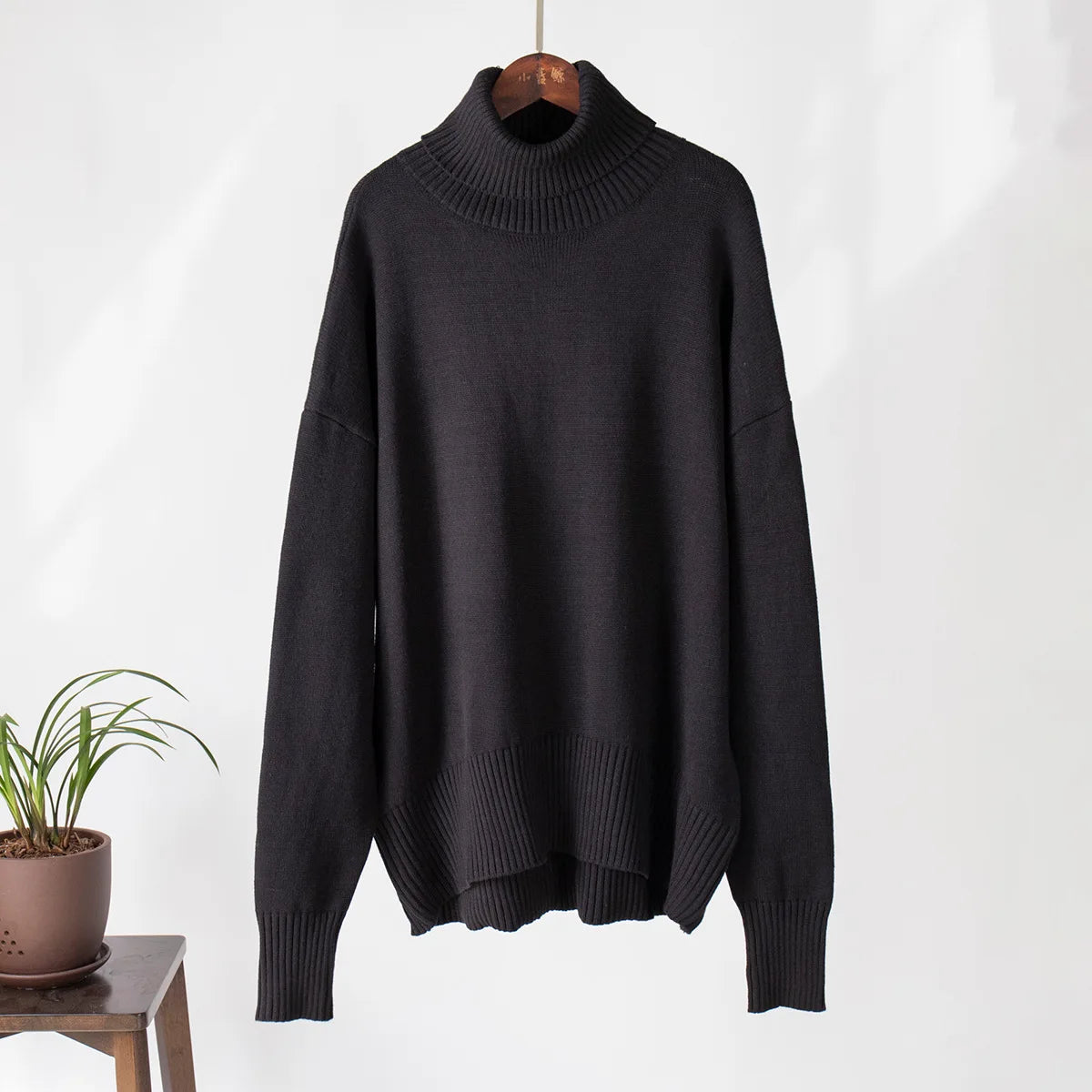 Women’s High Turtleneck Knitted Sweater