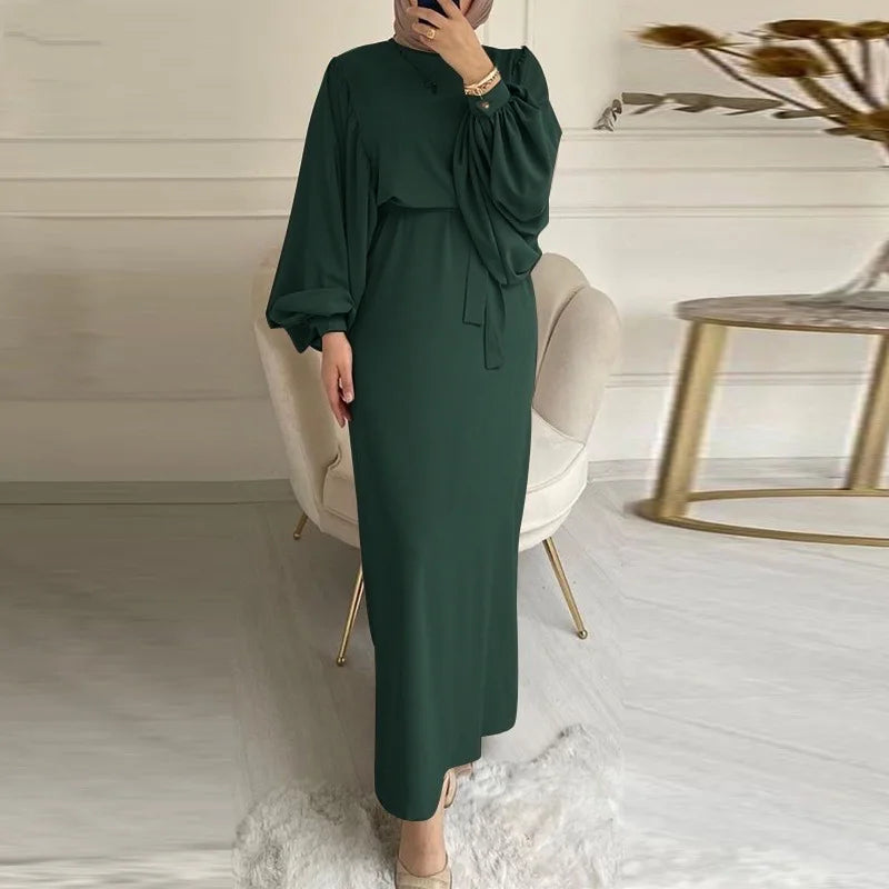 Elegant Solid Color Abaya