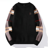 Men’s High-End O-Neck Pullover Sweater