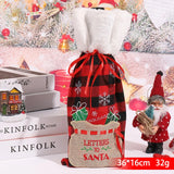 Red Christmas Bottle Cover