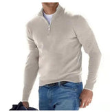 Men’s Knitted Half-Zipper Sweater