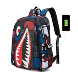 Oxford Cartoon Rucksack – Large Capacity School Backpack
