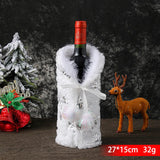Red Christmas Bottle Cover