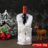 Red Christmas Bottle Cover