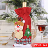 Red Christmas Bottle Cover