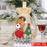 Red Christmas Bottle Cover