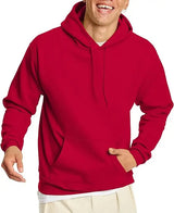 Men’s Solid Color Hoodie with Cartoon Accents
