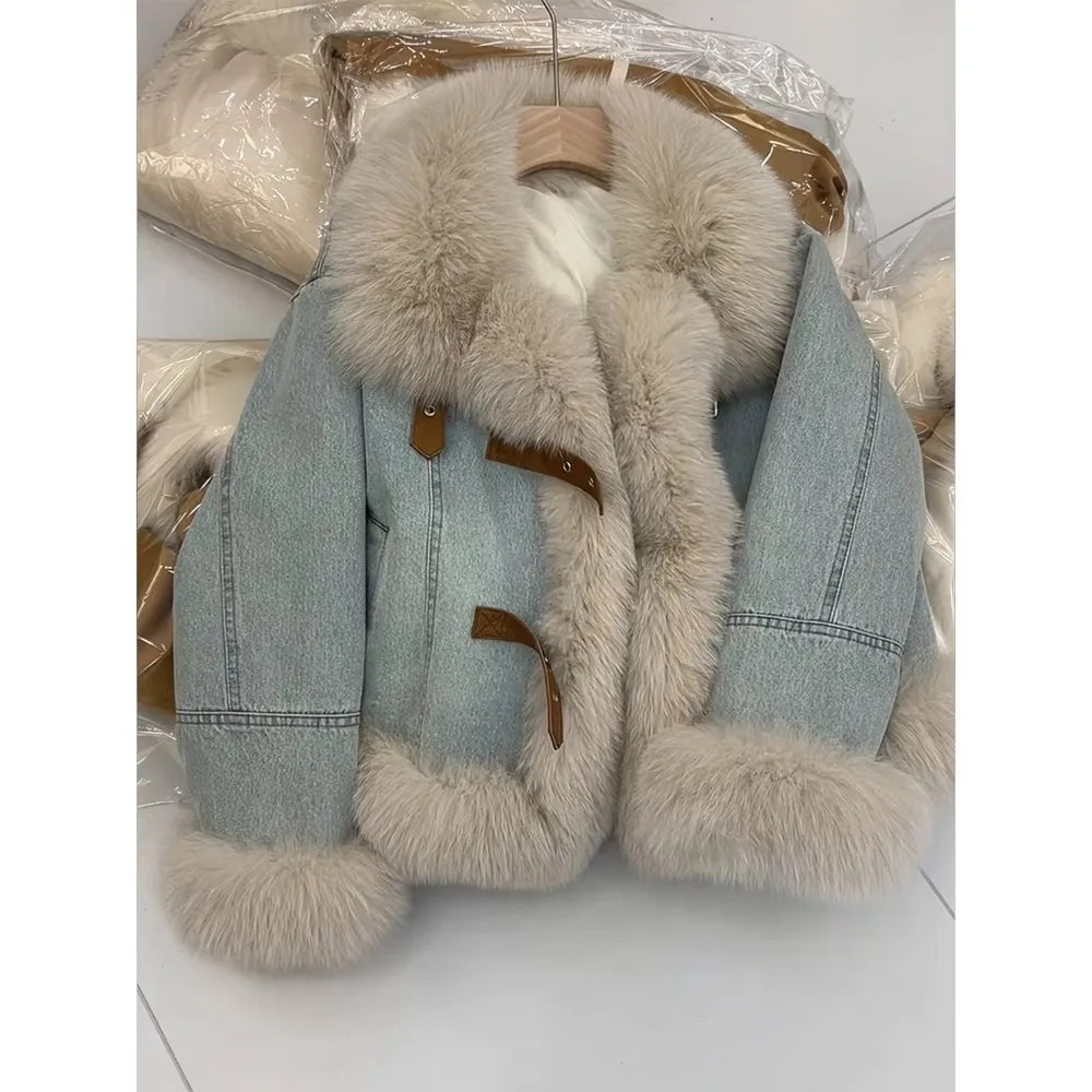 Women’s Winter Denim Coat