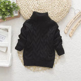 Kids’ Unisex Knitted Turtleneck Sweater