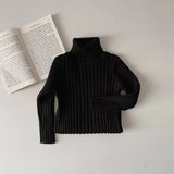 Baby Girls’ Autumn Winter Knitted Cotton Sweater
