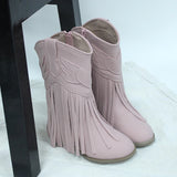 Girls’ Tassel Cowboy Boots