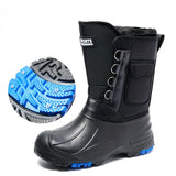 Men’s Non-Slip Detachable Fleece Waterproof Winter Boots