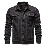 Men’s Casual Denim Jacket with Pockets