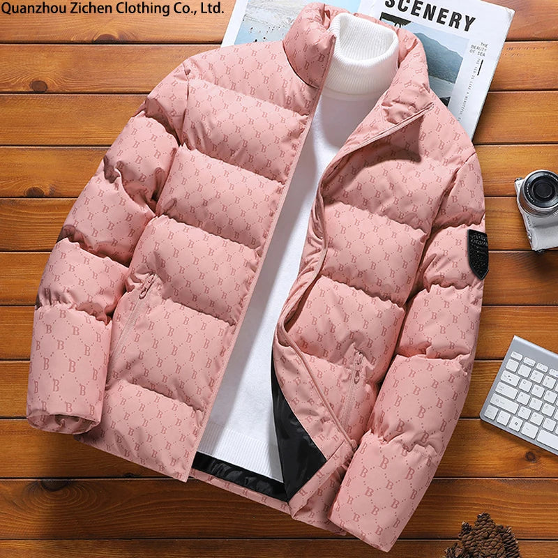 Men’s Waterproof Zipper Down Coat