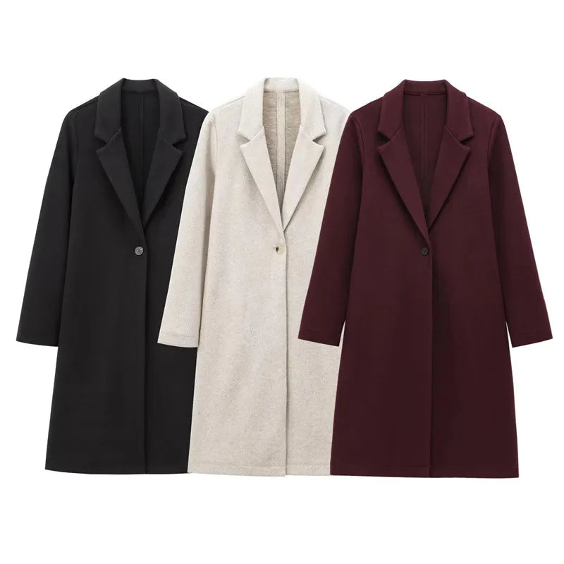 Casual Women’s Long Trench Coat
