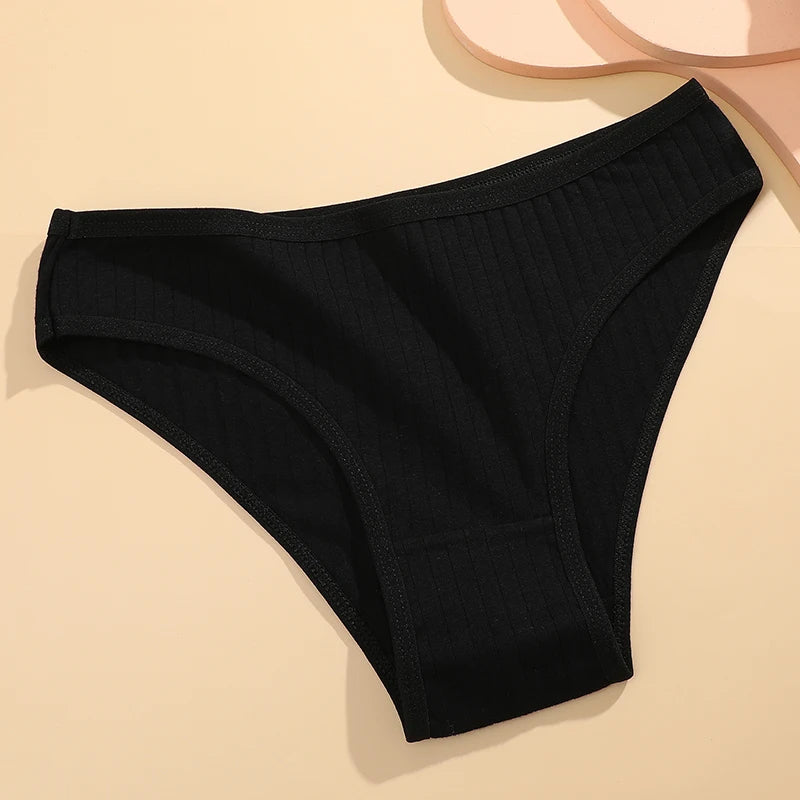 Plus Size High-Cut Cotton Briefs - Pack of 6