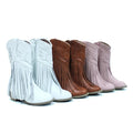 Girls’ Tassel Cowboy Boots