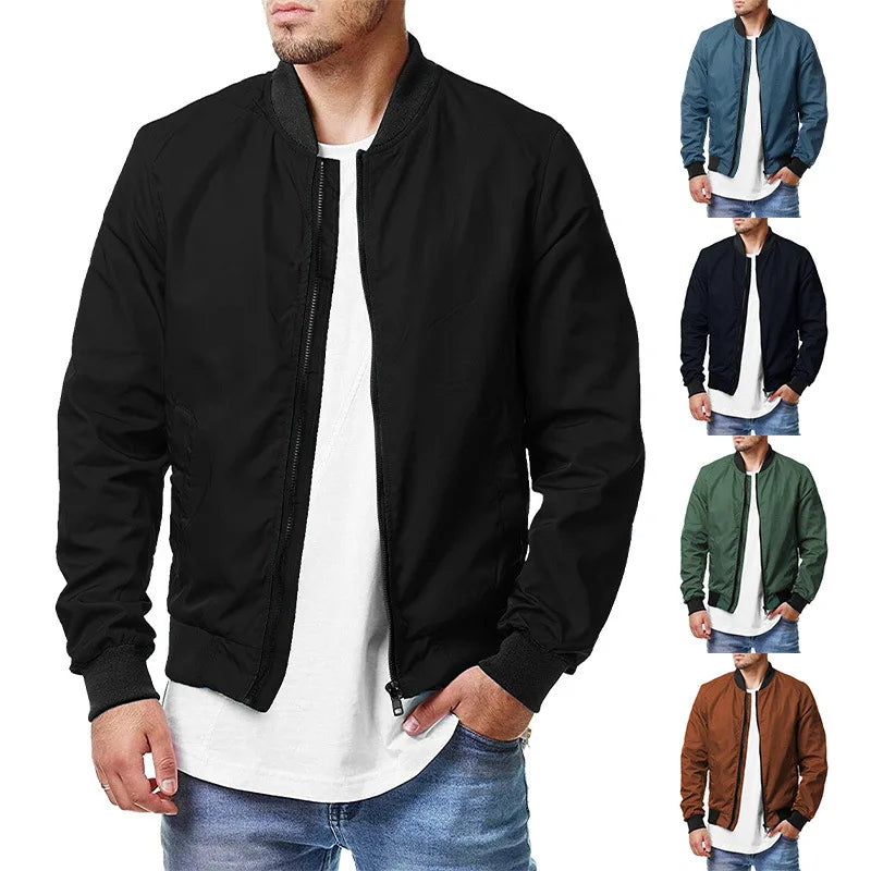 Men’s Stylish Printed Bomber Jacket
