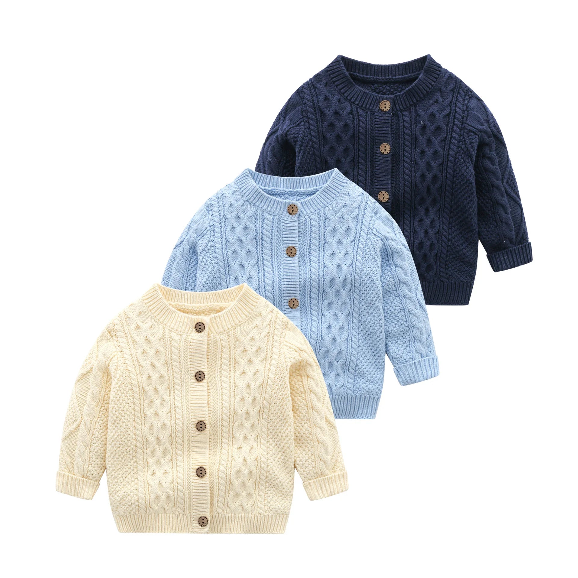 Classic Chunky Knit Baby Sweater