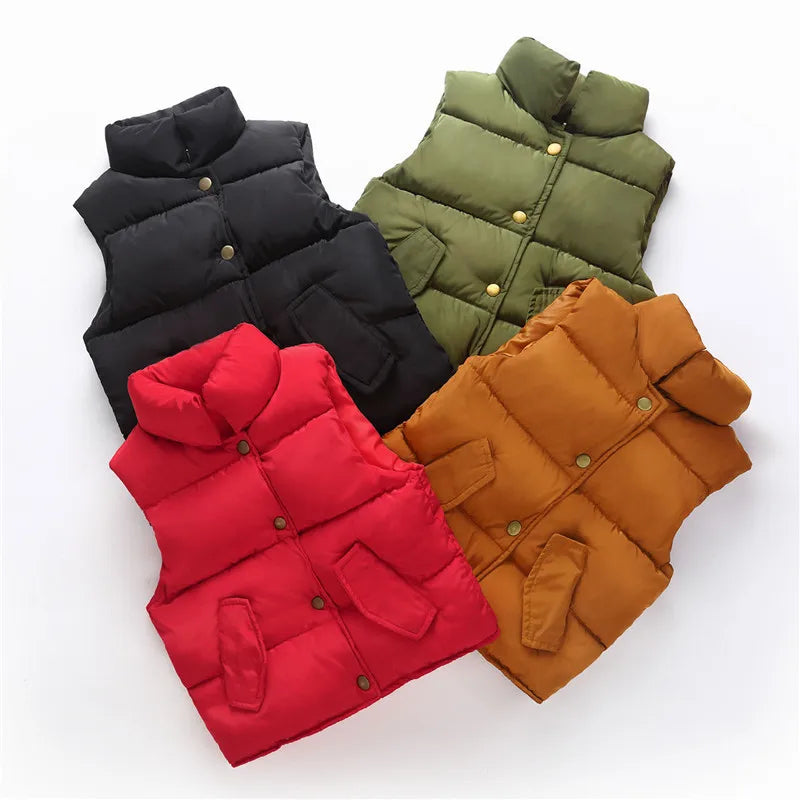Kids’ Autumn Winter Corduroy Vest
