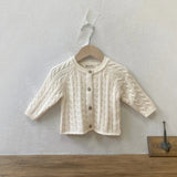 Cozy Button-Front Baby Cardigan