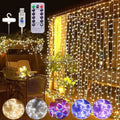 3x3m Waterproof LED Curtain Fairy Lights