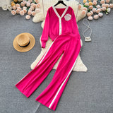 Women’s Elegant Knit Two-Piece Outfit