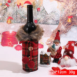 Red Christmas Bottle Cover
