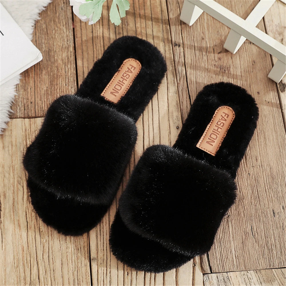 Women’s Fur Plush Warm Slippers