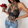 Backless Halter Neck Top