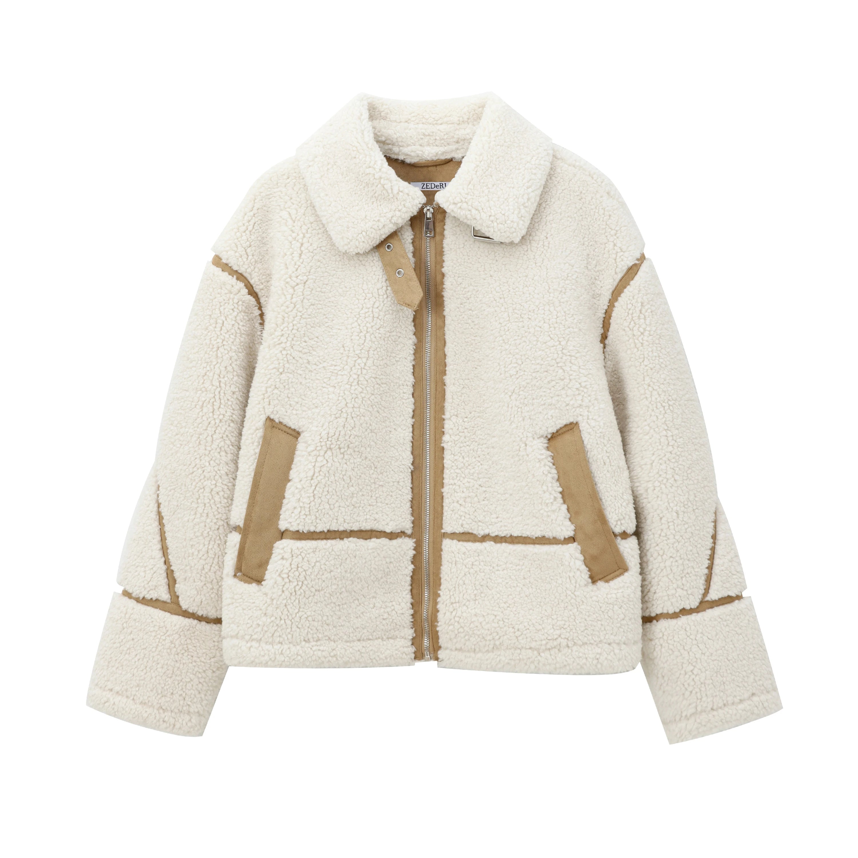 Casual Beige Women’s Jacket