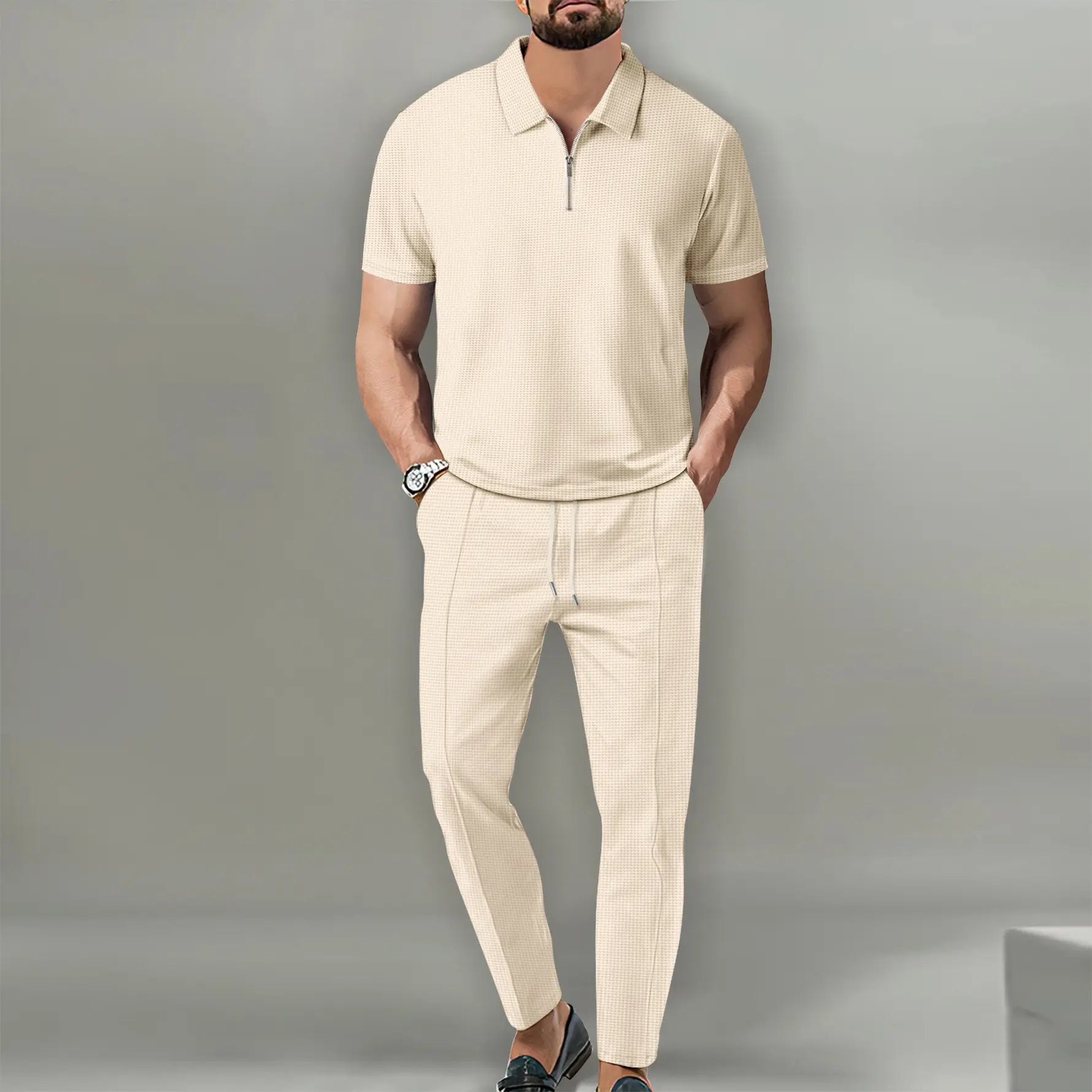 Men's Casual Two-Piece Summer Set