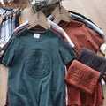 Men’s Short Sleeve T-shirt with Customizable Pattern