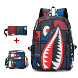 Oxford Cartoon Rucksack – Large Capacity School Backpack