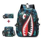Oxford Cartoon Rucksack – Large Capacity School Backpack