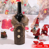 Red Christmas Bottle Cover