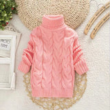 Kids’ Unisex Knitted Turtleneck Sweater