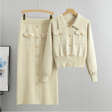 Women’s Elegant Knitted Two-Piece Set