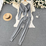 Women’s Sparkling Knit Two-Piece Set