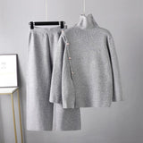 Women’s Ribbed Turtleneck Knit Set