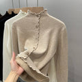 Women’s Long Sleeve Turtleneck Knitted Sweater