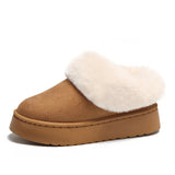 Waterproof Plush Ankle Snow Boots