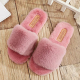Women’s Fur Plush Warm Slippers