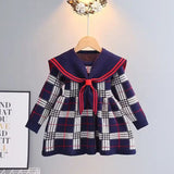 Baby Girls’ Casual Knitted Dress