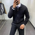 Men’s Loose Elegant Zipper Cardigan