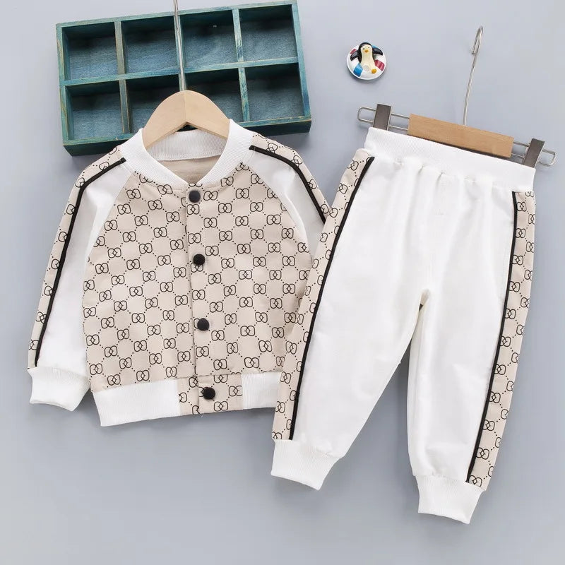 Boys’ Designer-Inspired Two-Piece Outfit