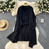 Women’s Elegant Knit Two-Piece Outfit